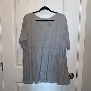 Free People Oversized Babydoll Shirt